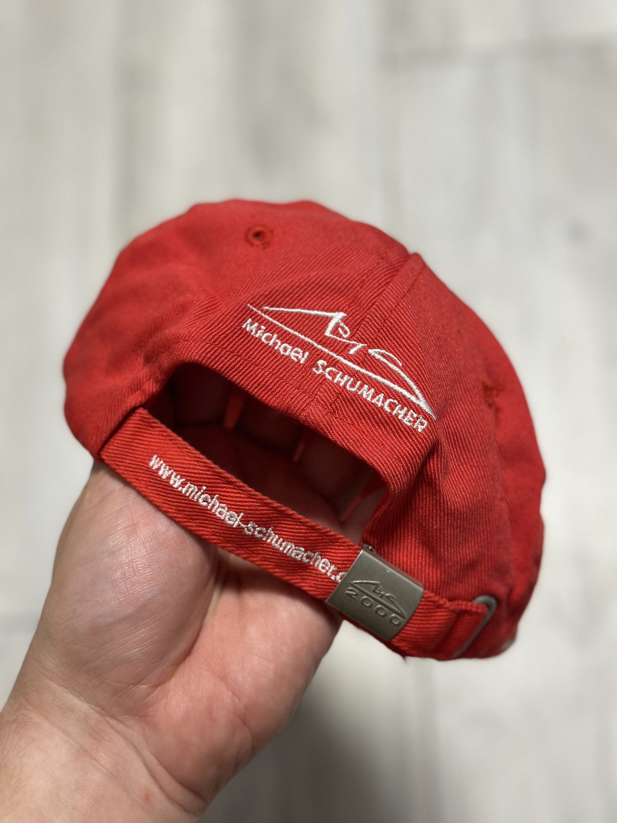 Vintage Vintage Ferrari F1 Cap Hat Michael Schumacher Deutsche Size ONE SIZE - 3 Thumbnail