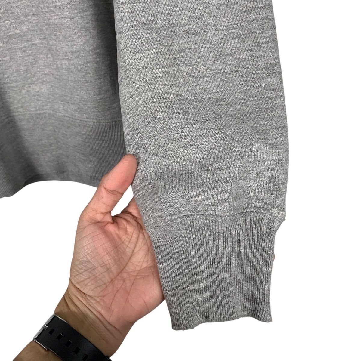 Japanese Brand Remi Relief Plain Crewneck Sweatshirt Size US M / EU 48-50 / 2 - 9 Thumbnail