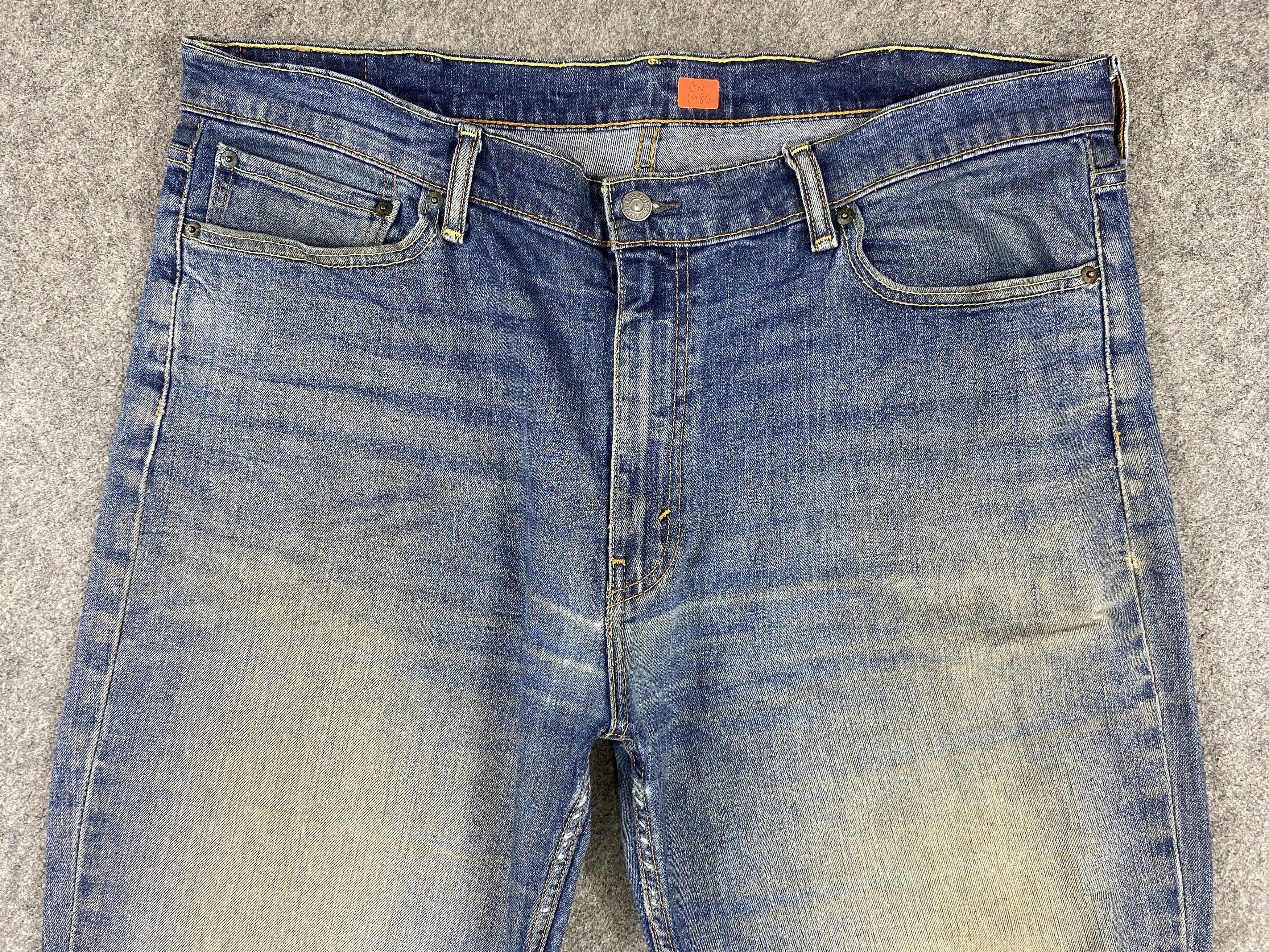 Levi's Distressed Blue Vintage Levi's 514 41x30.5 Denim -JN1986 Size US 41 - 3 Thumbnail