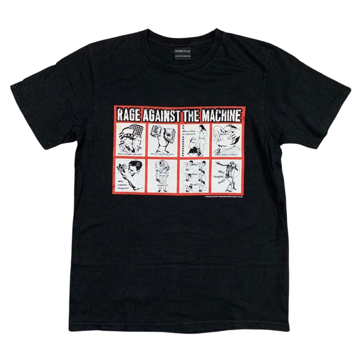 1999 Rage Against The Machine Vintage Shirt