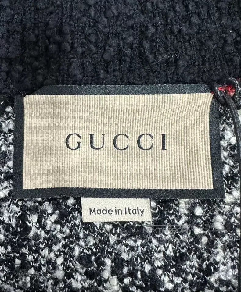 Gucci Gucci Black Double G Full Printed Wool Knitted Short-Sleev Size L / US 10 / IT 46 - 3 Thumbnail