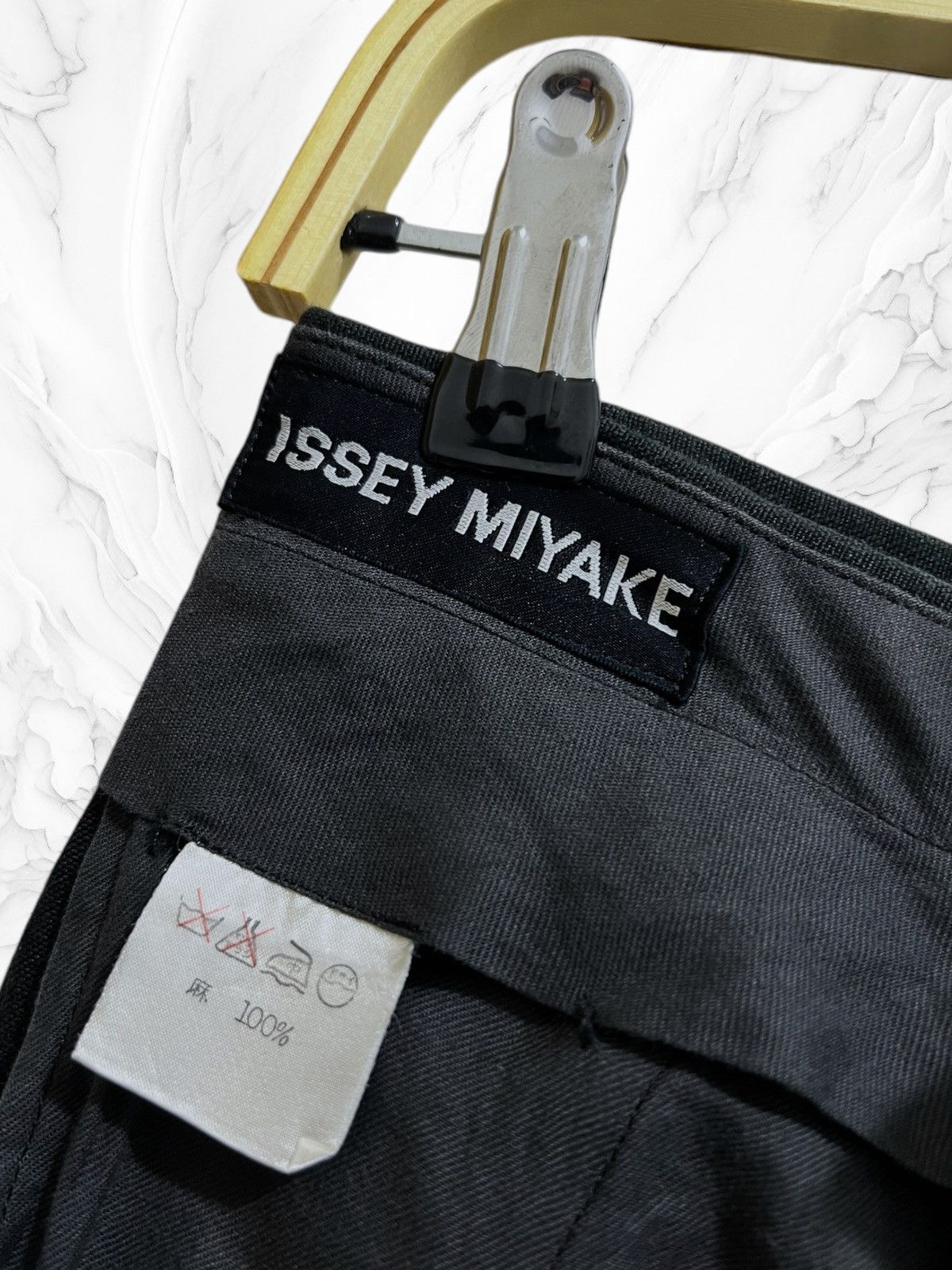Issey Miyake ISSEY MIYAKE MEN Hemp faded black Pants Size US 28 / EU 44 - 6 Thumbnail
