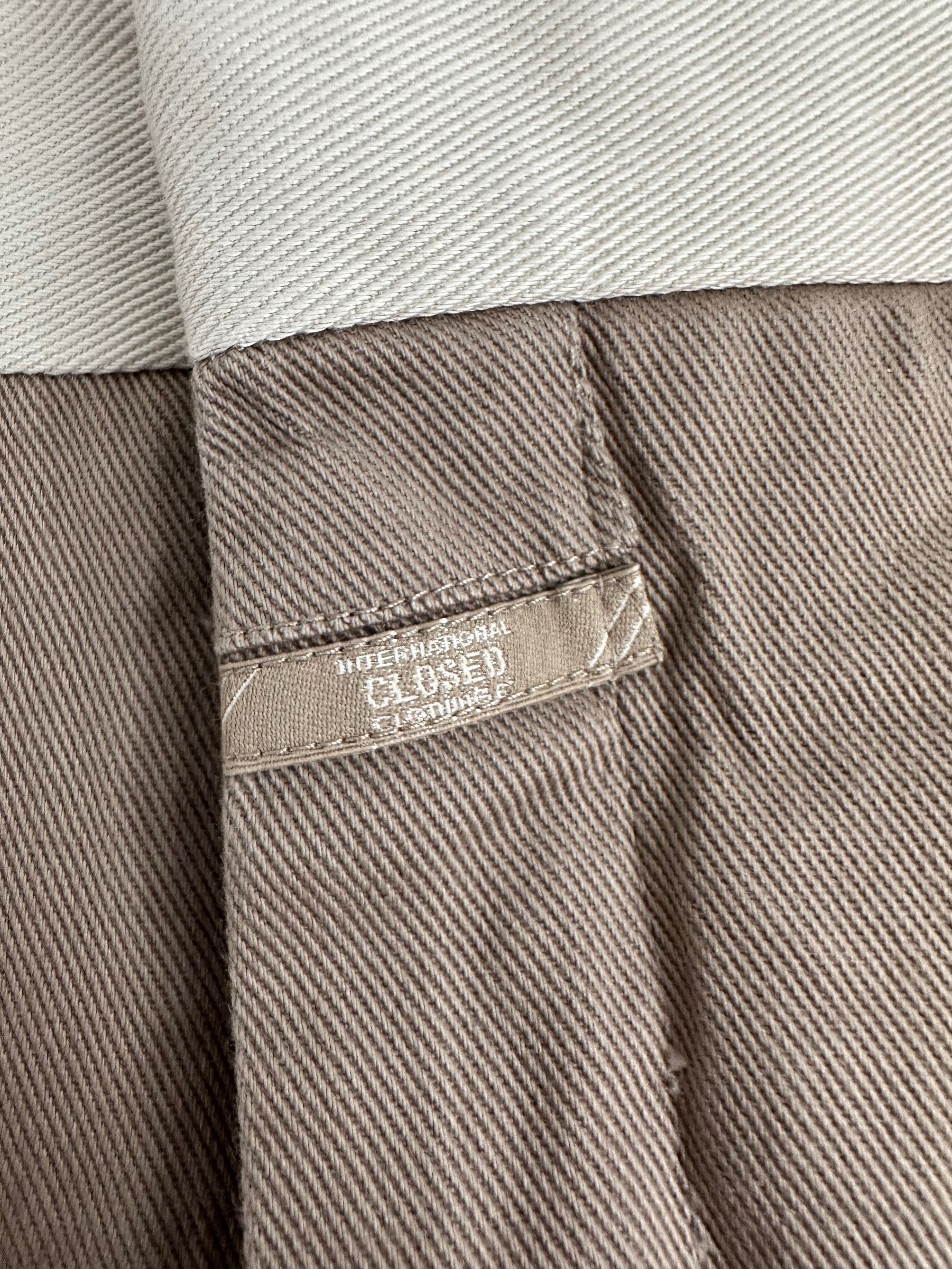 CLOSED CLOSED Nassau Straight Cacao distressed pants trousers Size US 36 / EU 52 - 4 Thumbnail