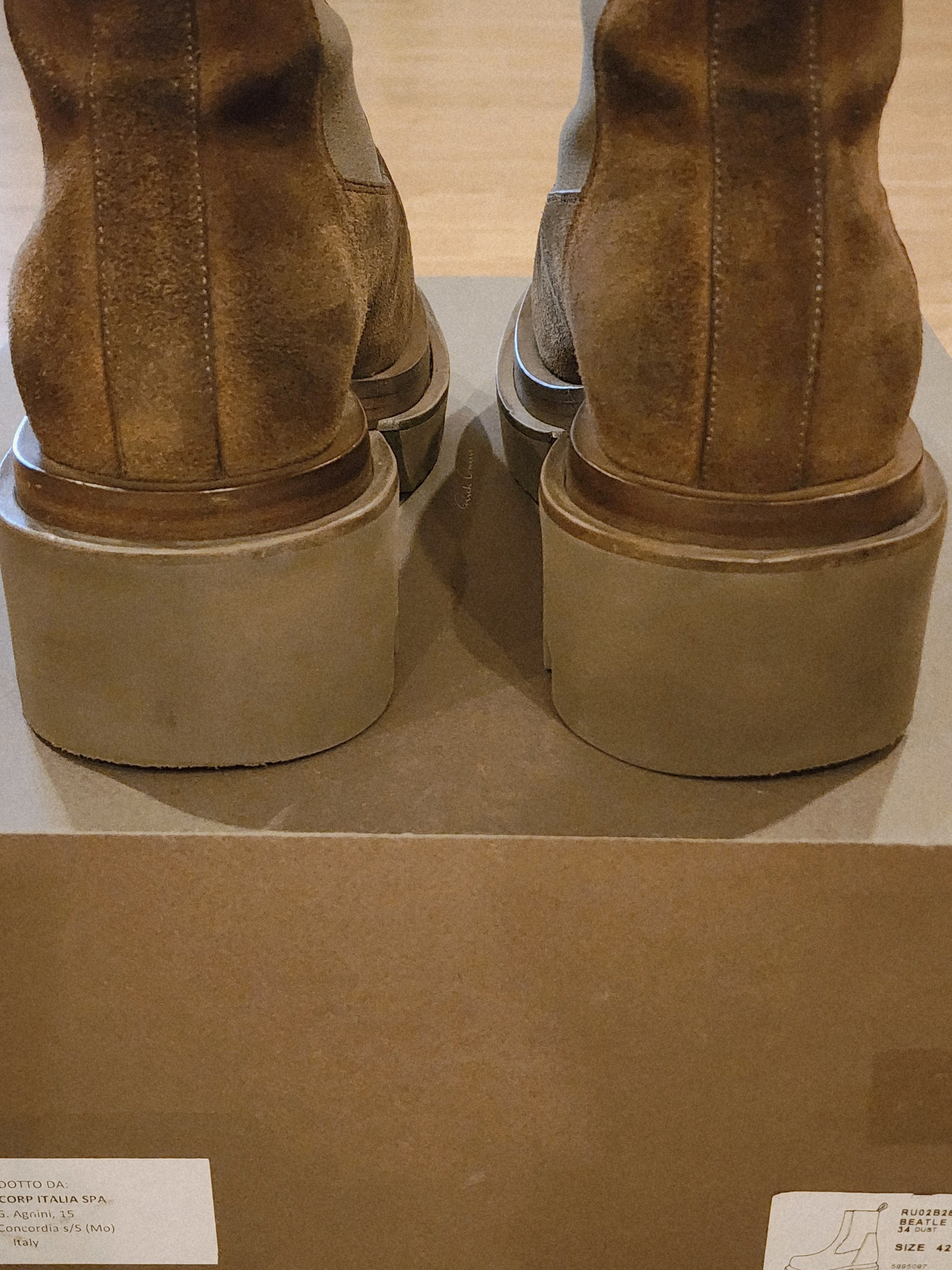 Rick Owens Rick Owens Dust Beatle Bogun Boots Size US 9 / EU 42 - 6 Thumbnail
