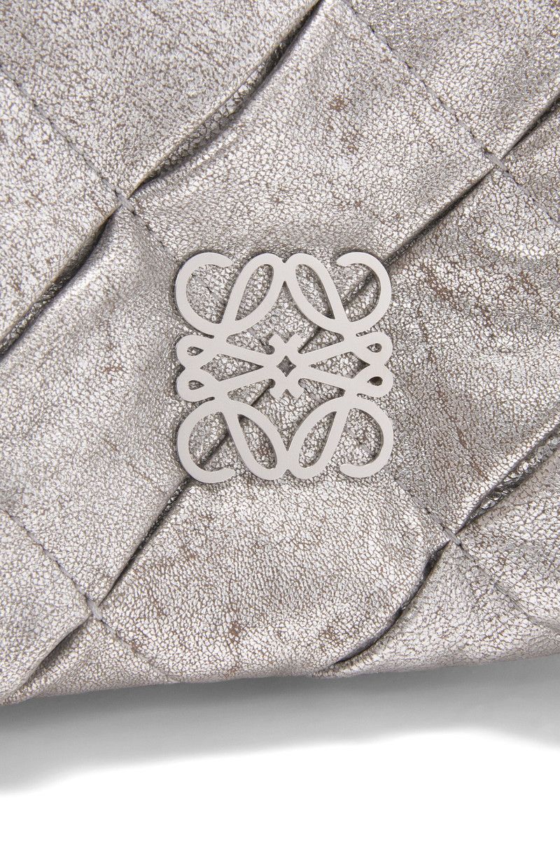 Loewe o1in1g0426 Size: OS/ Goya Mini Puffer Bag in Silver Size ONE SIZE - 7 Thumbnail