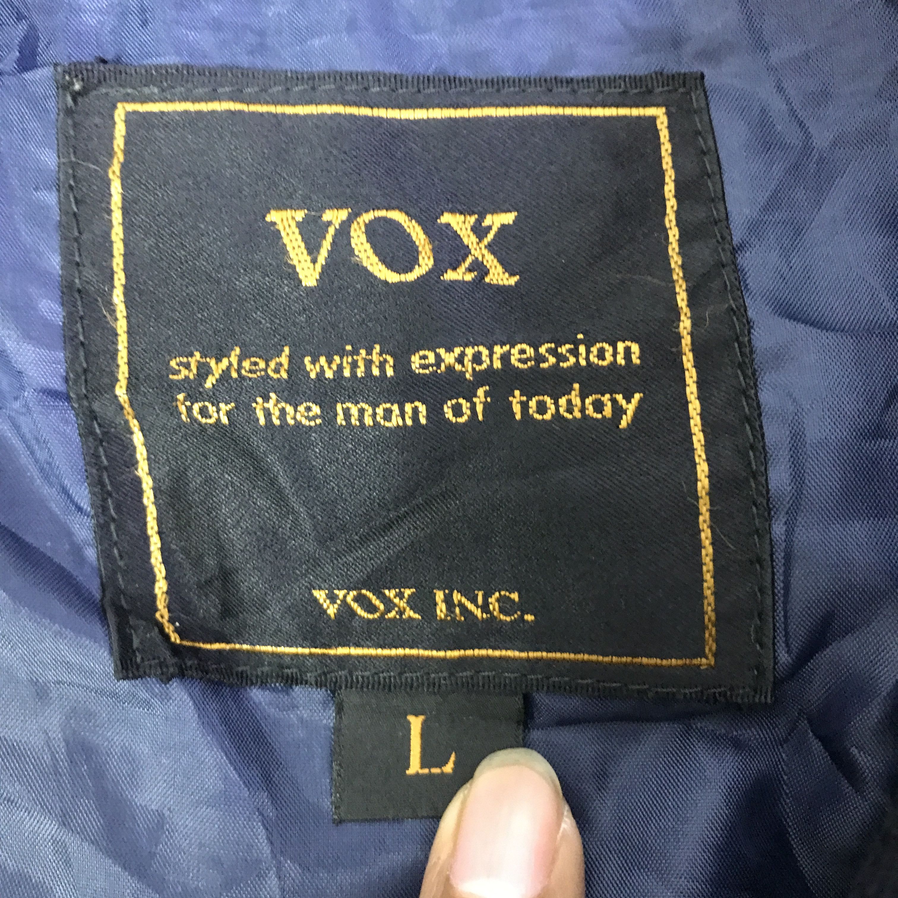 Japanese Brand VOX JAPAN STYLE VARSITY WOOL JACKET K105B6 Size US L / EU 52-54 / 3 - 8 Thumbnail