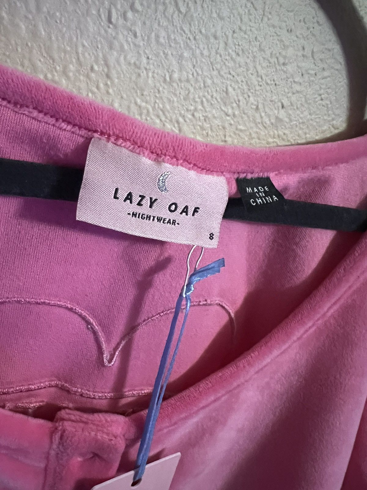 Lazy Oaf Lazy Oaf Waste of Time 💘 velour lounge heart button velvet Size ONE SIZE - 14 Thumbnail