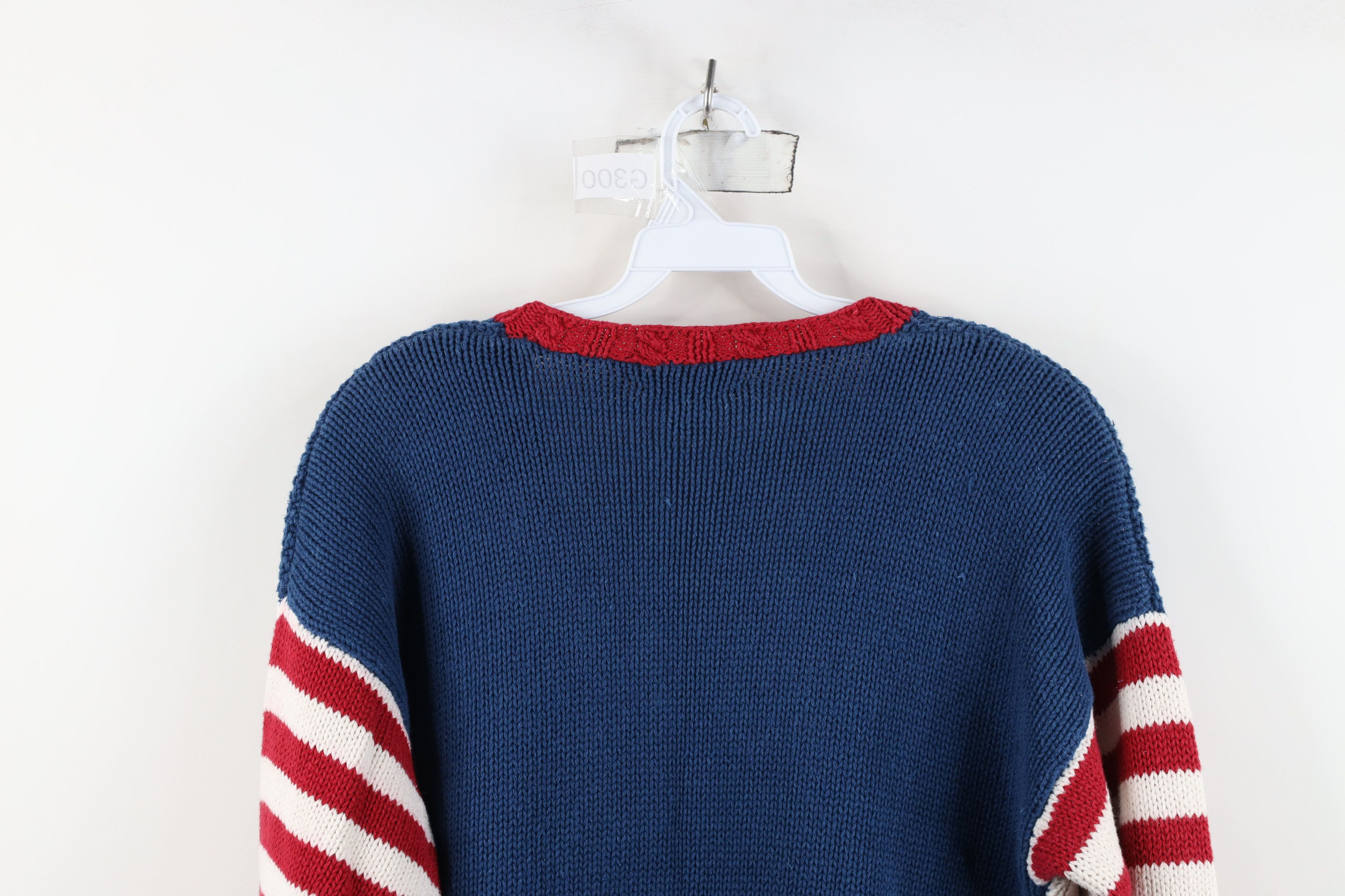 Vintage Vintage 90s Streetwear Flower Boat Anchor Cardigan Sweater Size M / US 6-8 / IT 42-44 - 14 Thumbnail