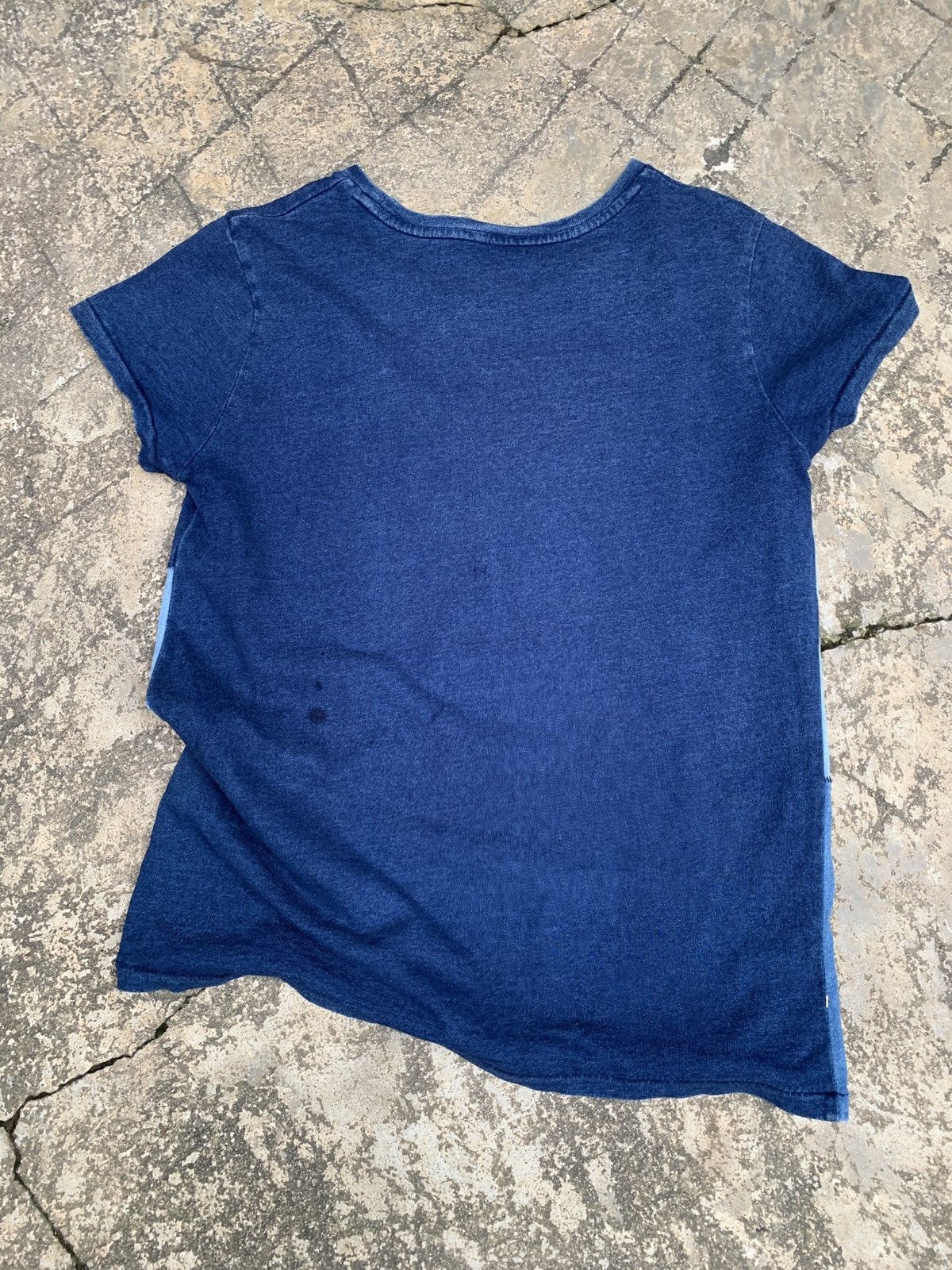 Polo Ralph Lauren Polo Ralph Lauren Sashiko Cut n Sew Jeans Tee Size US M / EU 48-50 / 2 - 2 Thumbnail