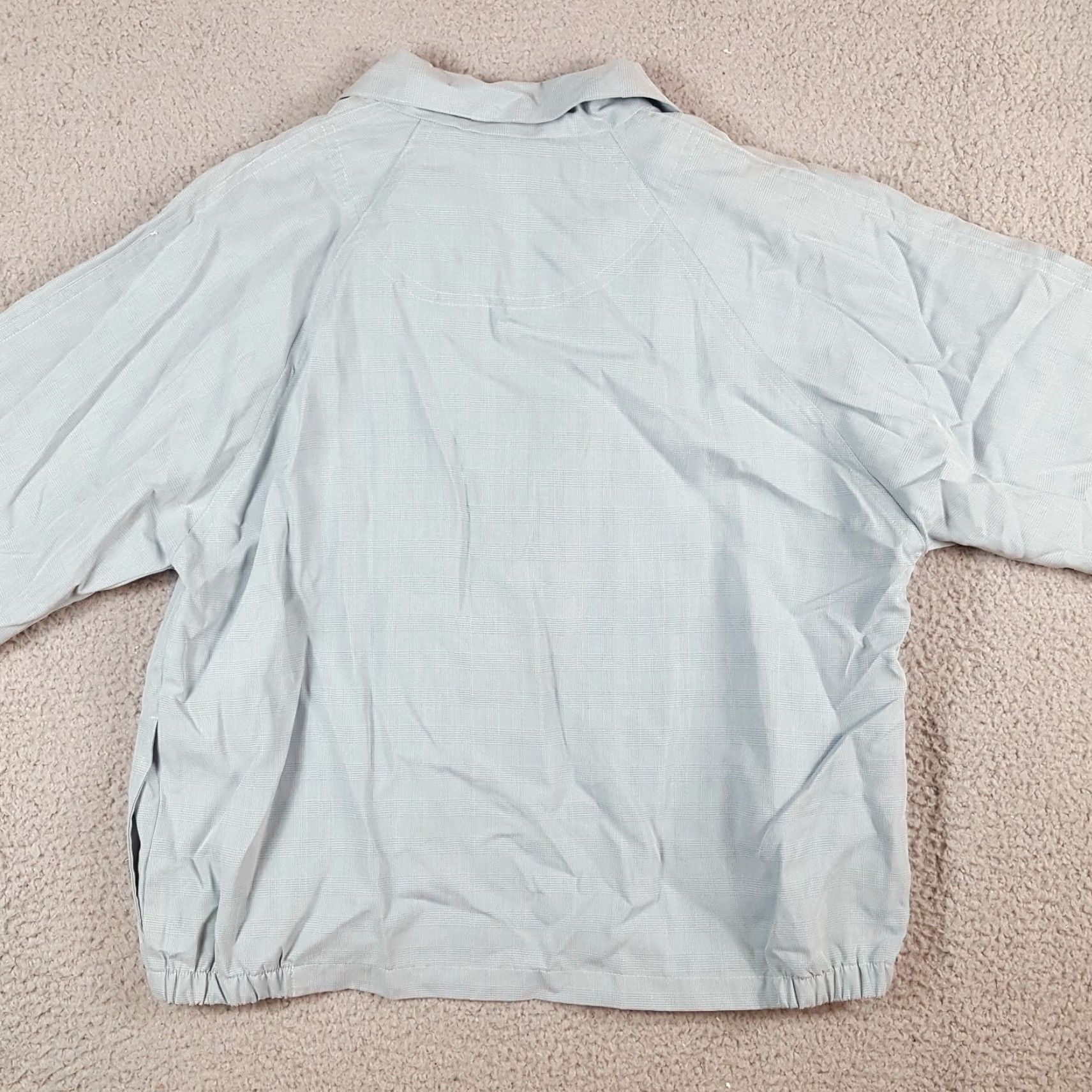 Vintage VINTAGE 1/4 Zip Blue Lightweight Outdoor Hiking Size L Windbreaker Jacket Size L / US 10 / IT 46 - 7 Thumbnail