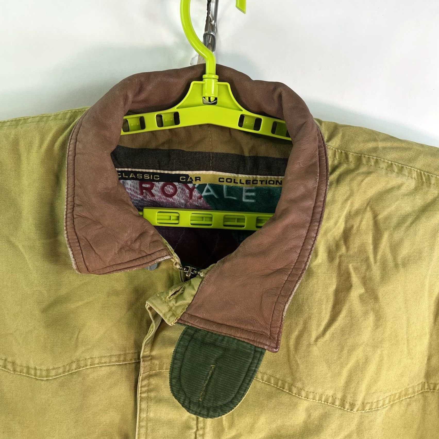 Vintage Vintage Royale Classic Car Collection Jacket Mens Size XL Yellow Art 2200 Size US XL / EU 56 / 4 - 2 Thumbnail
