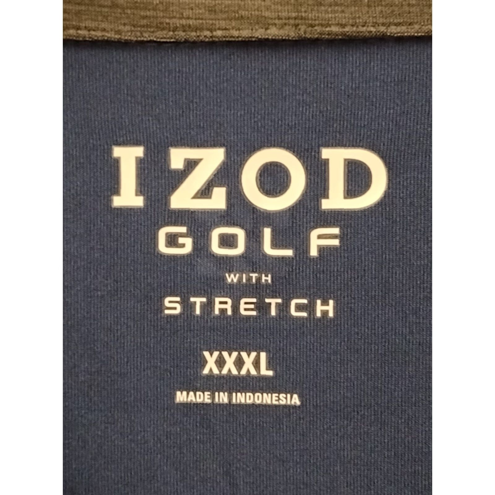 Izod IZOD GOLF Men Polo Shirt XXXL Short Sleeve Blue/Gray SwingFlex Stretch Tech Cool FX Size US XXL / EU 58 / 5 - 5 Thumbnail