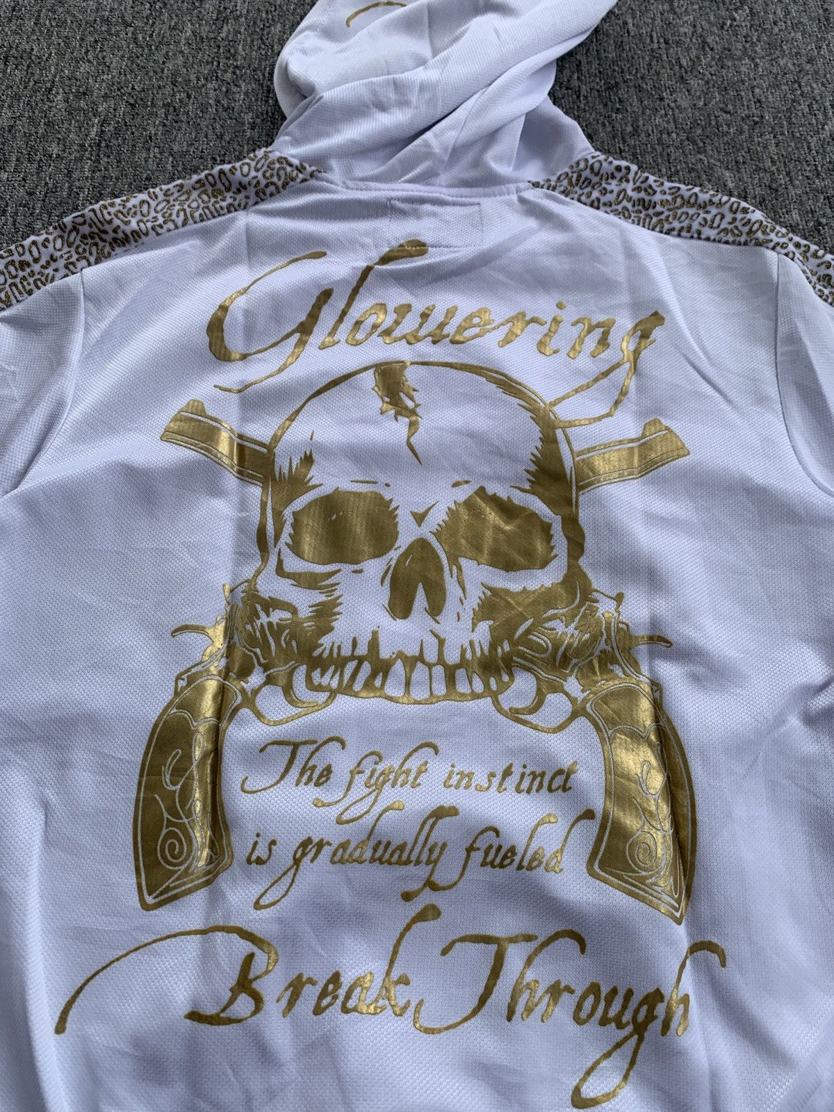 Japanese Brand Lamskin Crazy Skull Fighter Champions Hoodie Size US M / EU 48-50 / 2 - 9 Thumbnail
