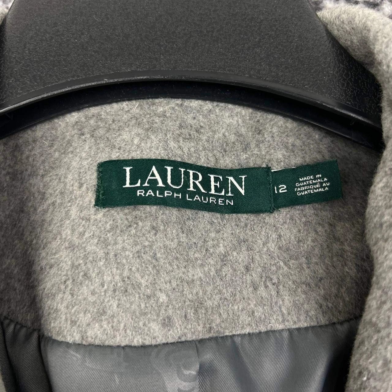 Lauren Ralph Lauren Lauren Ralph Lauren Reefer Coat Women 12 Gray 3-Button Wool Size XL / US 12-14 / IT 48-50 - 7 Thumbnail
