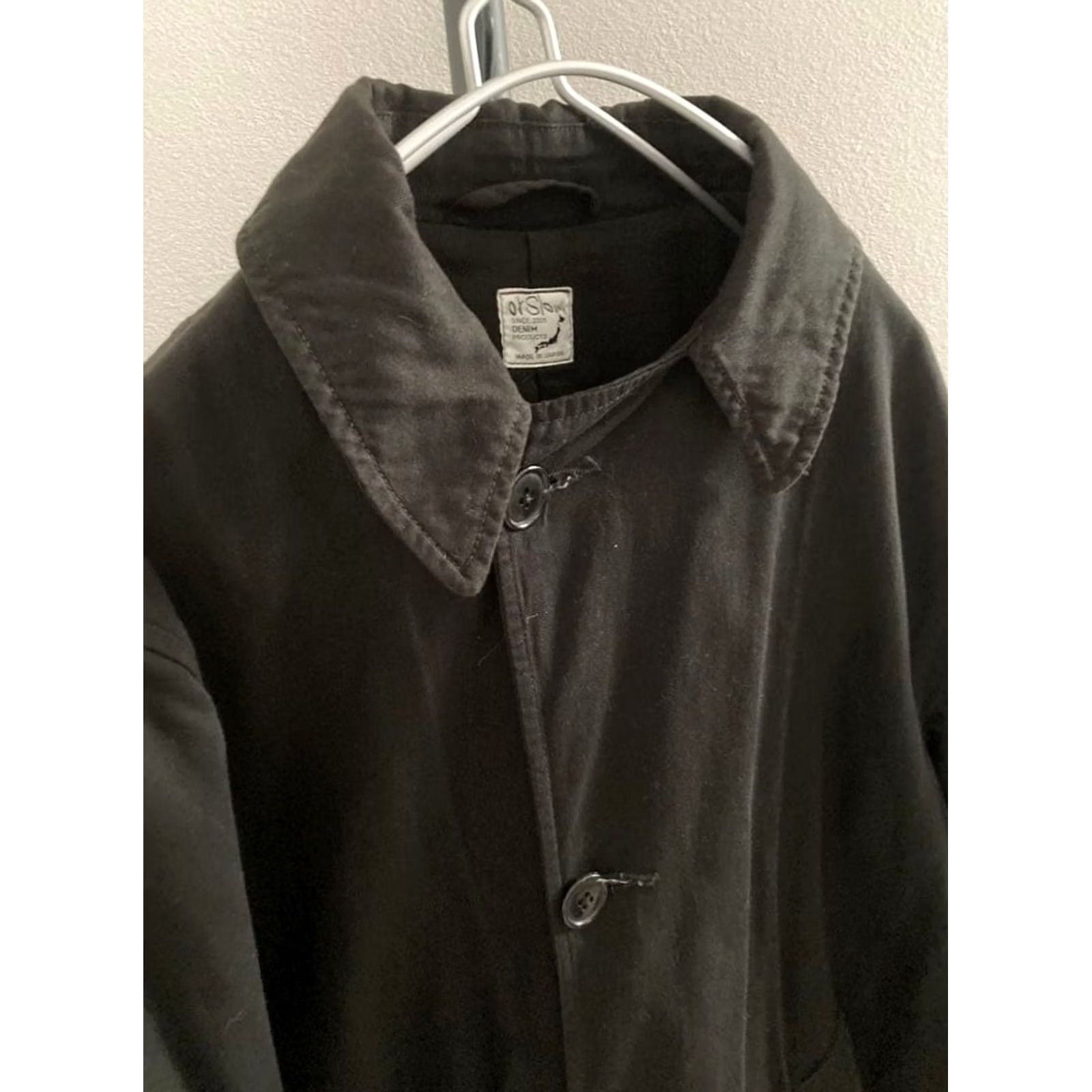 Orslow Orslow US Navy Balmacaan Coat Black Made in Japan Men's S Size US S / EU 44-46 / 1 - 3 Thumbnail