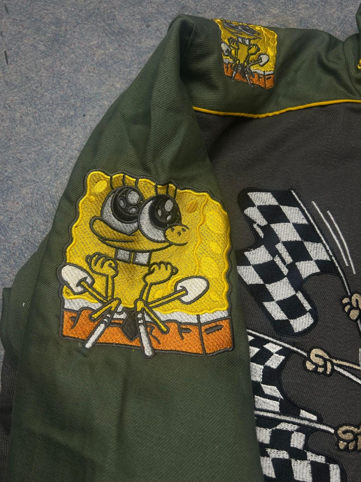 NASCAR NASCAR SpongeBob Racing Jacket Vintage Size US L / EU 52-54 / 3 - 2 Thumbnail