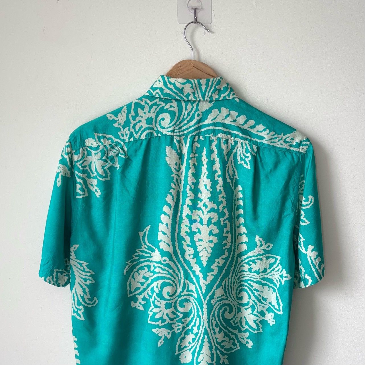 Ralph Lauren Purple Label 100% Silk Floral Hawaiian Shirt Made in Italy Size US L / EU 52-54 / 3 - 11 Thumbnail
