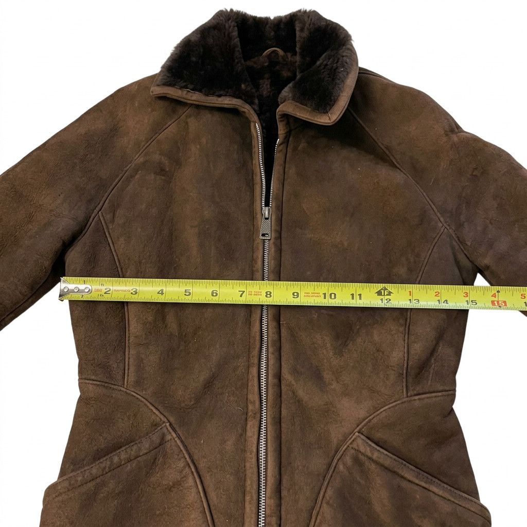 Thierry Mugler Thierry Mugler Original Blue Tag 100% Lamb Shearling Jacket Size S / US 4 / IT 40 - 10 Thumbnail