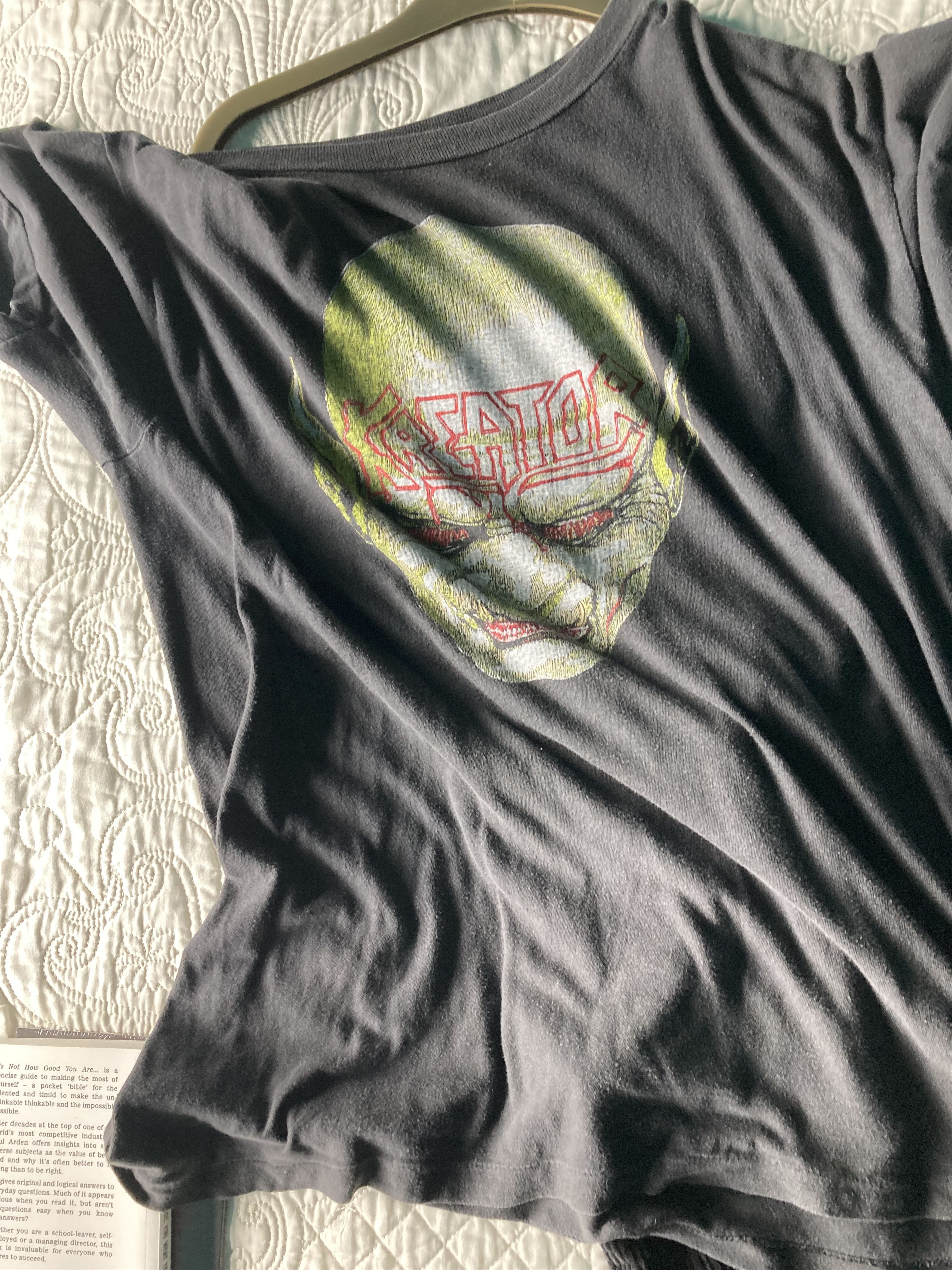 Vintage Rare Kreator Behind Mirror 1987 shirt thrash metal band tee Size US L / EU 52-54 / 3 - 13 Thumbnail