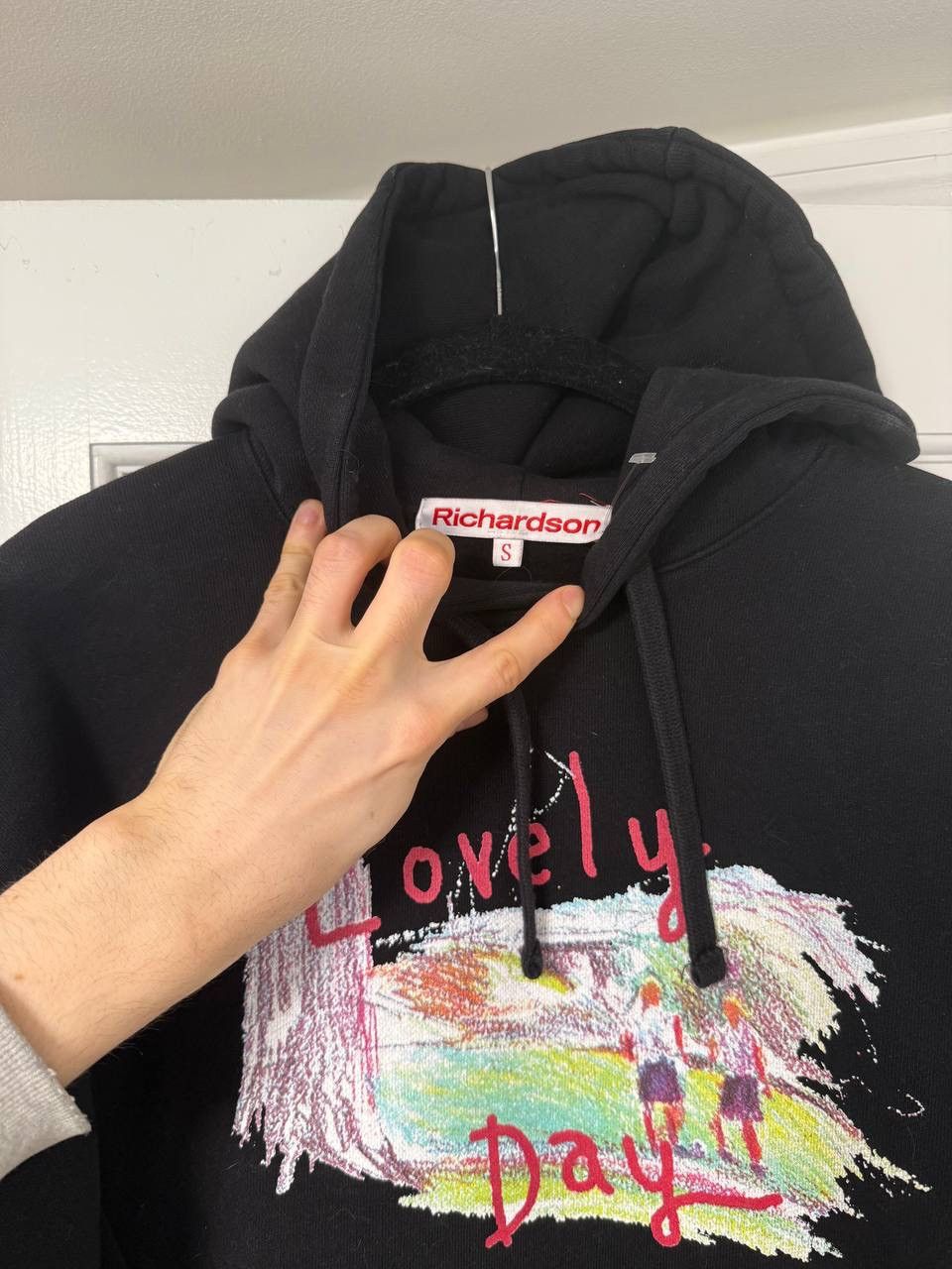 Richardson Richardson Hoodie black Lovely day heavy cotton FW20 rare S Size US S / EU 44-46 / 1 - 2 Thumbnail