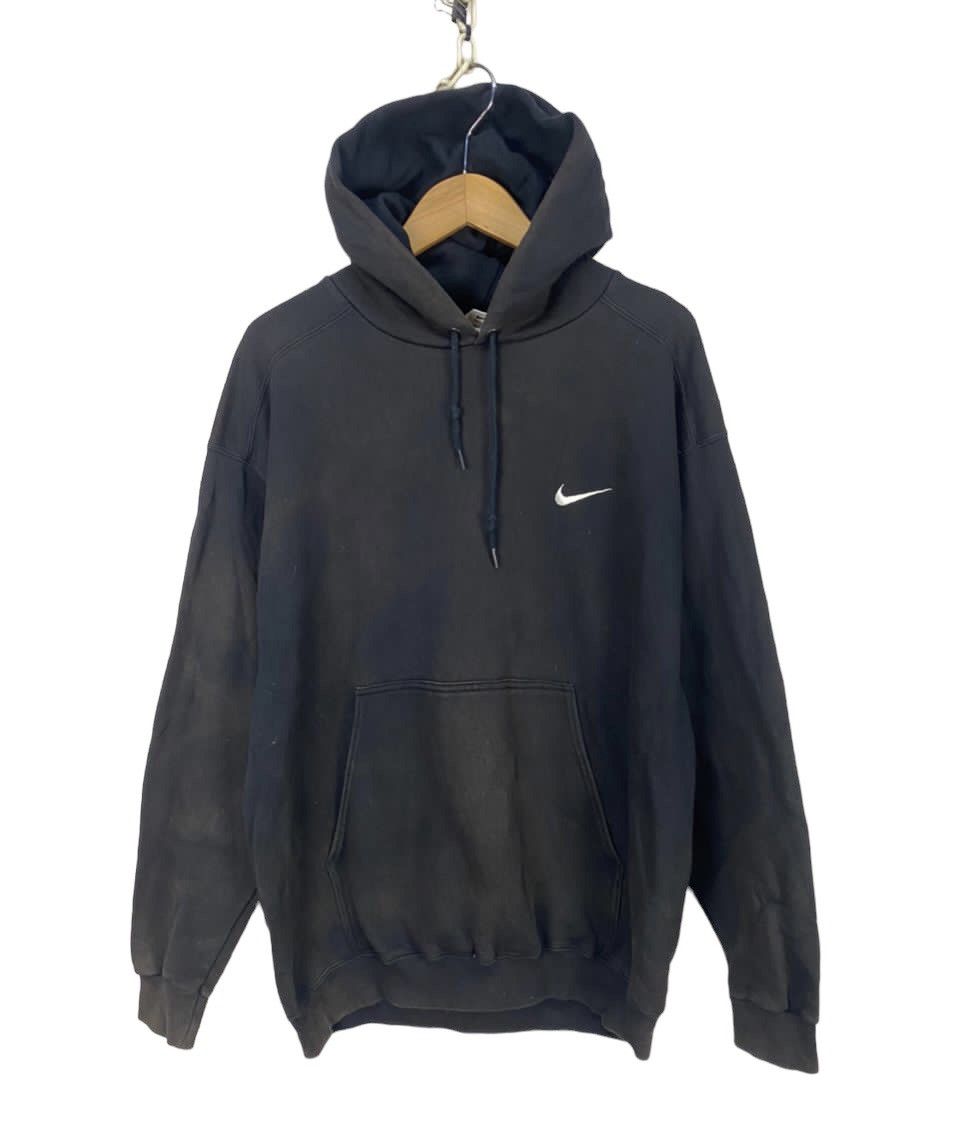 Vintage nike small swoosh hoodie pullover sun faded