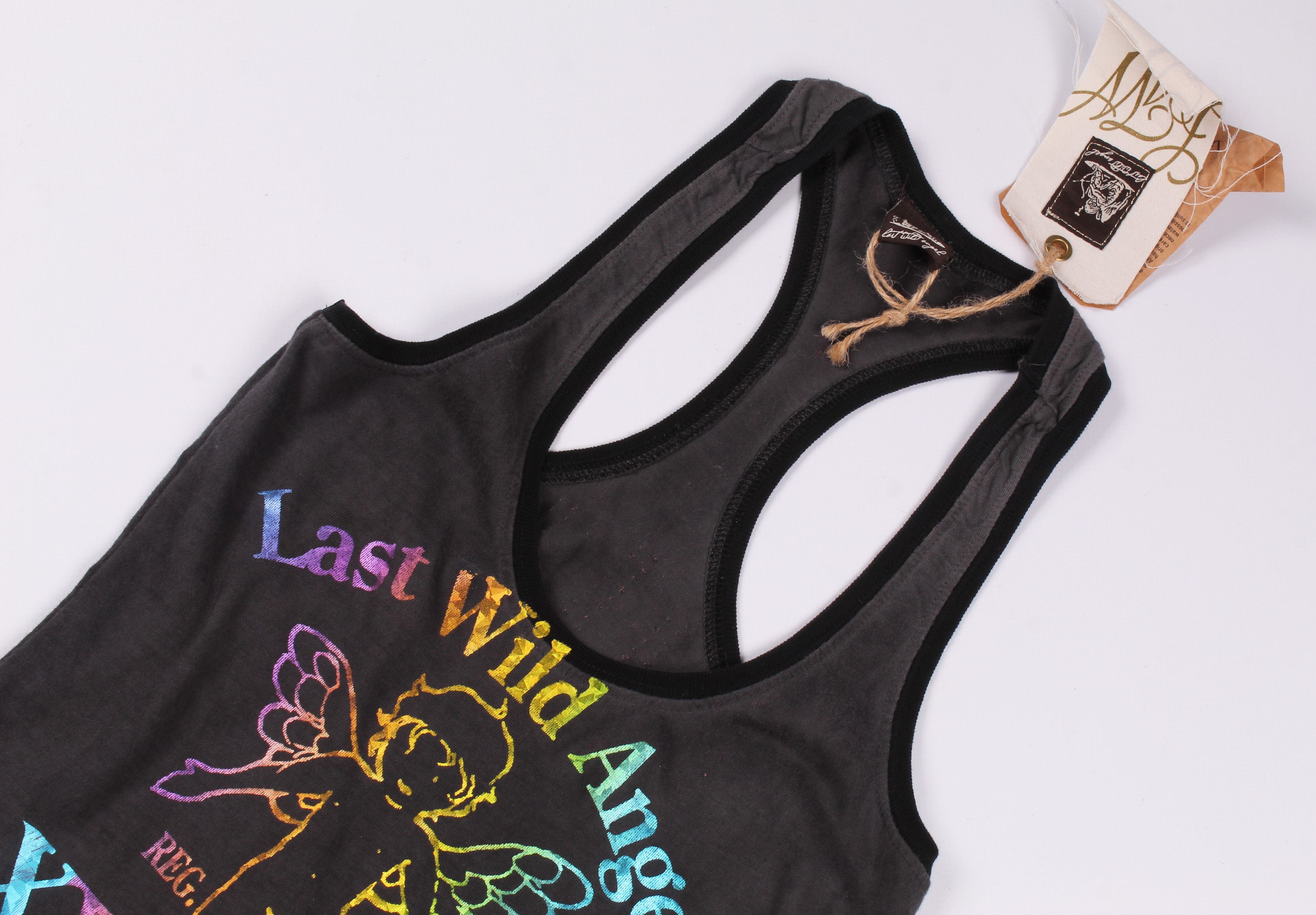 Vintage Last Wild Angel Y2K Printed Tank Top Size S / US 4 / IT 40 - 4 Thumbnail