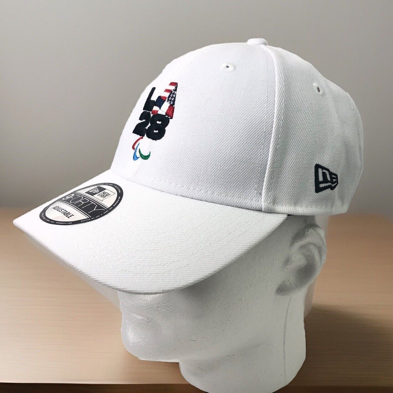 New Era Men New Era White Hat Cap U.S. Paralympics LA28 Size ONE SIZE - 1 Thumbnail
