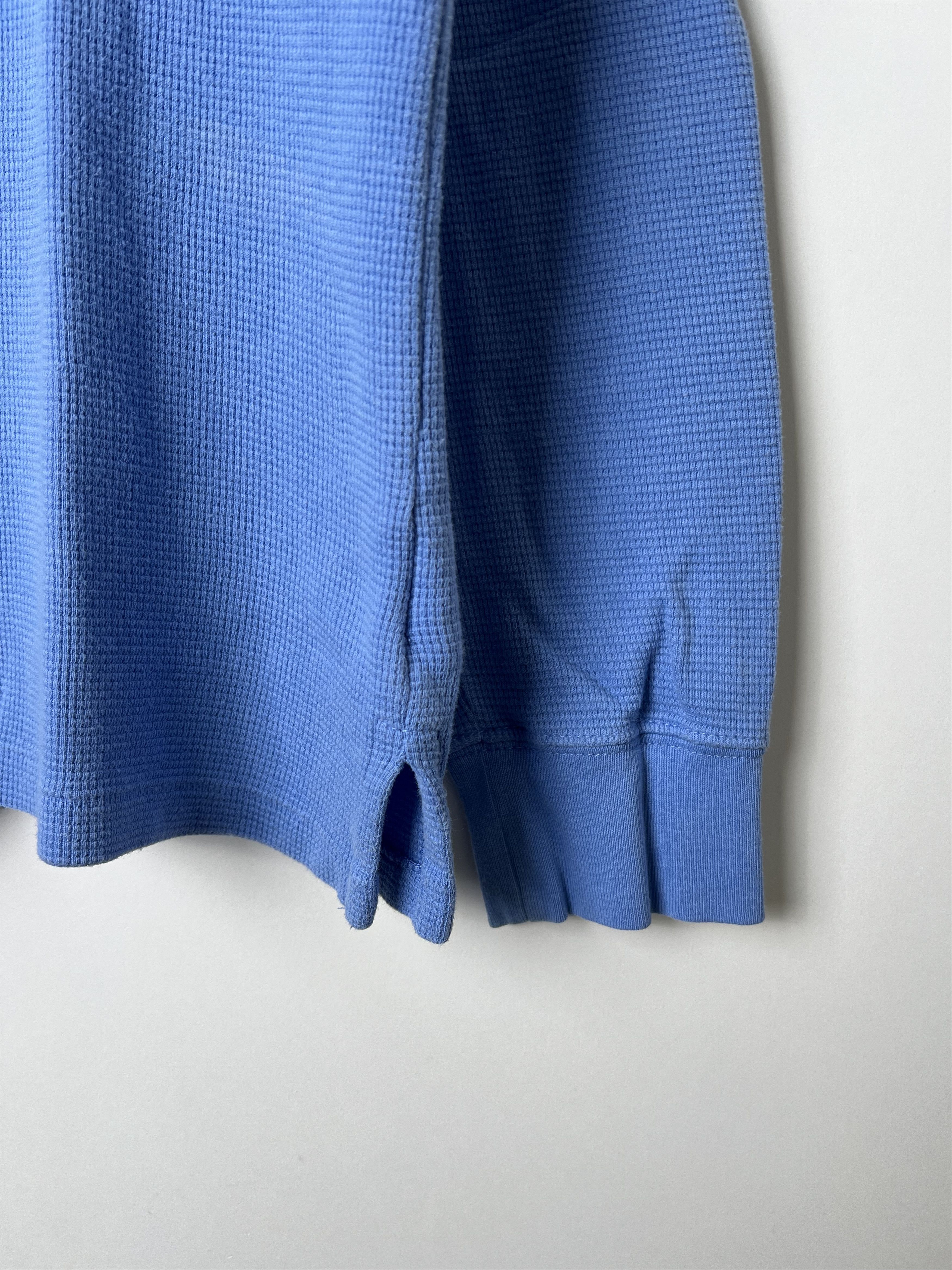 Polo Ralph Lauren Ralph Lauren Quarter Zip Sweater Waffle Blue XL Size US XL / EU 56 / 4 - 5 Thumbnail