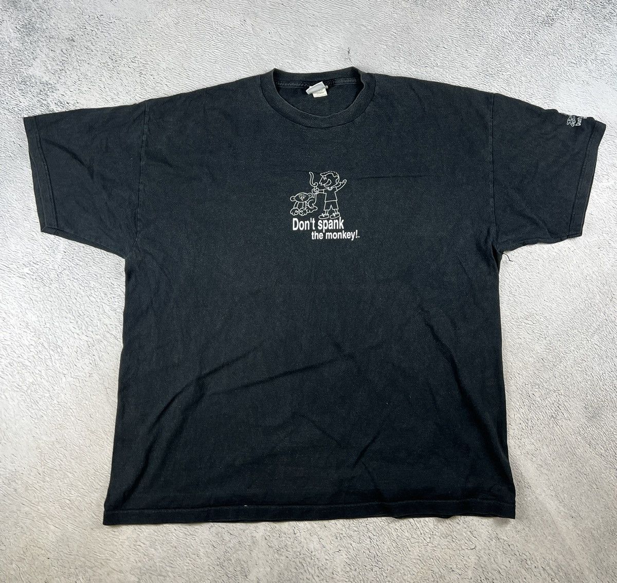 Band Tees × Vintage Vintage 90s Funny Don’t Spank Monkey t shirt Size US XXL / EU 58 / 5 - 1 Thumbnail