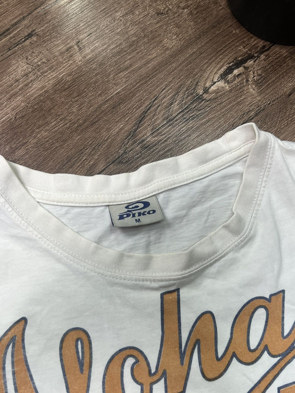 Ron Jon Surf Shop 🔥 Piko Aloha State Vintage Big Logo White T-Shirt Surf Style Size US S / EU 44-46 / 1 - 7 Thumbnail