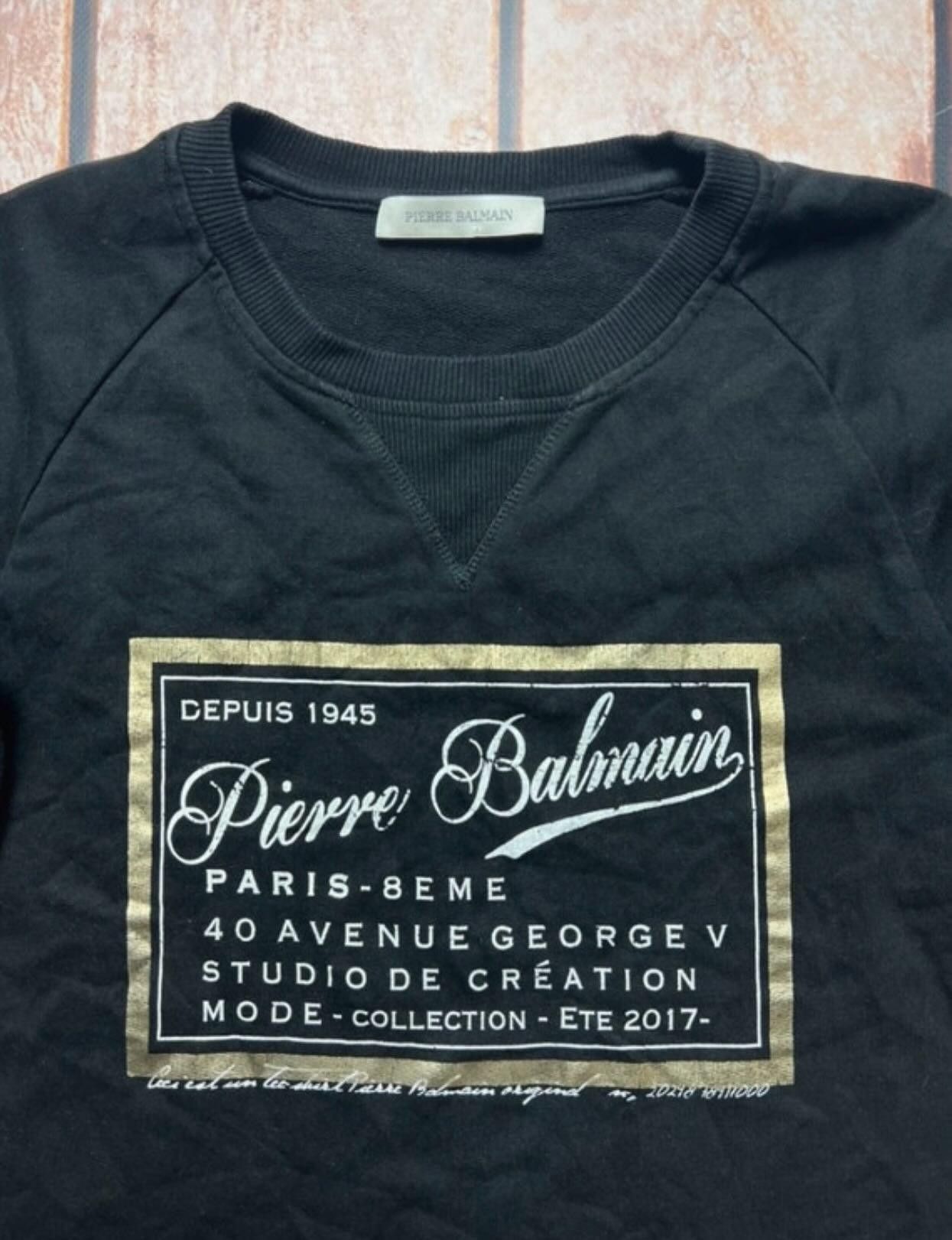 Pierre Balmain Pierre Balmain sweatshirt with a round neckline Size US S / EU 44-46 / 1 - 3 Thumbnail