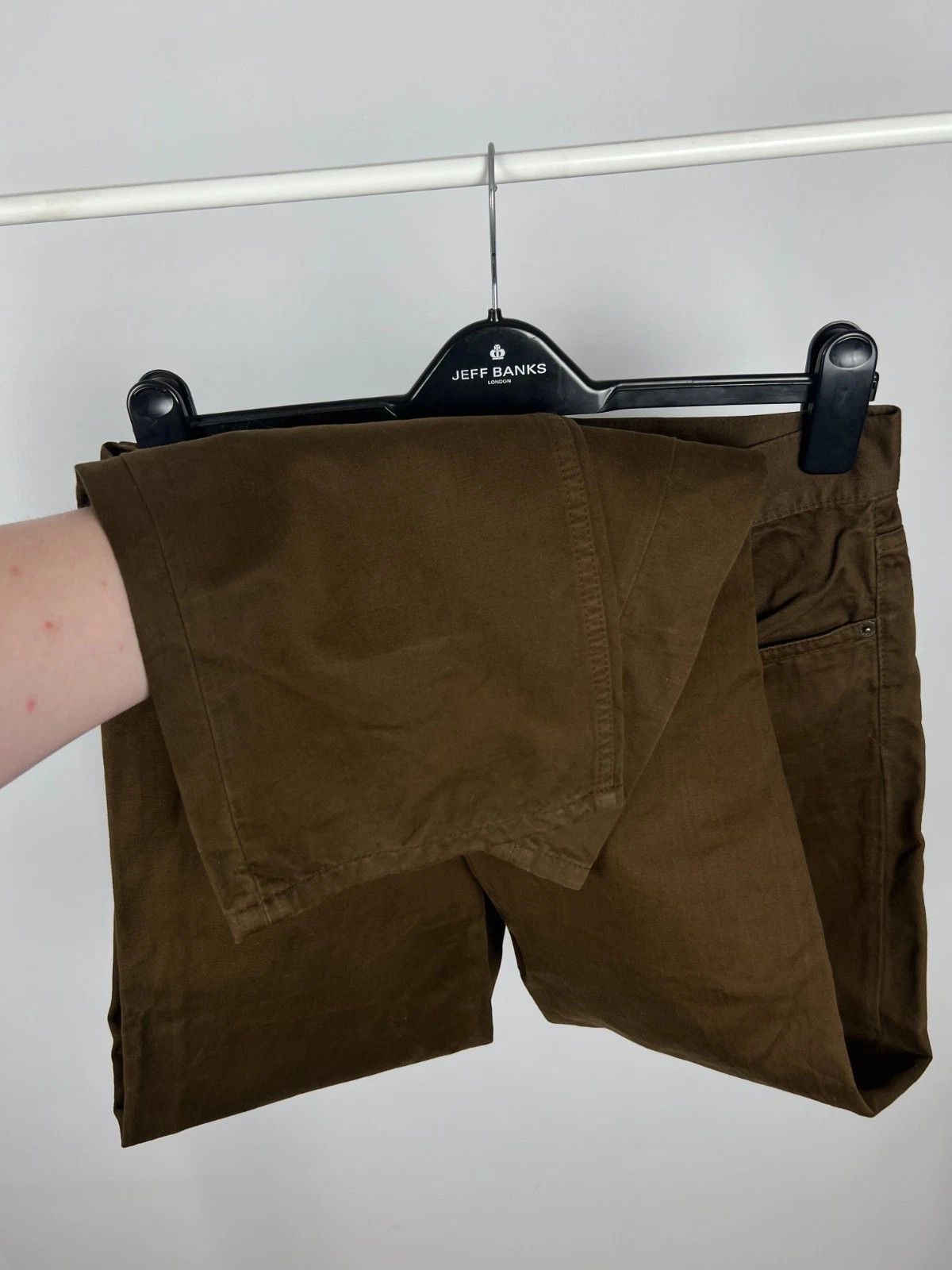 Lacoste Lacoste Men's Brown 100% Cotton Casual Chino Trousers Pants Size US 33 - 3 Thumbnail