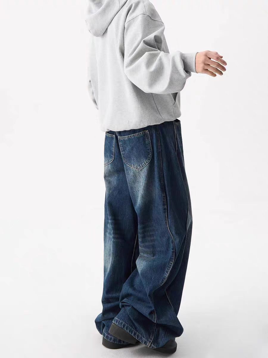 Japanese Brand Vintage Hip Hop Harajuku Cowboy Wavy Pants Jeans y2k 90’s Size US 32 / EU 48 - 9 Thumbnail