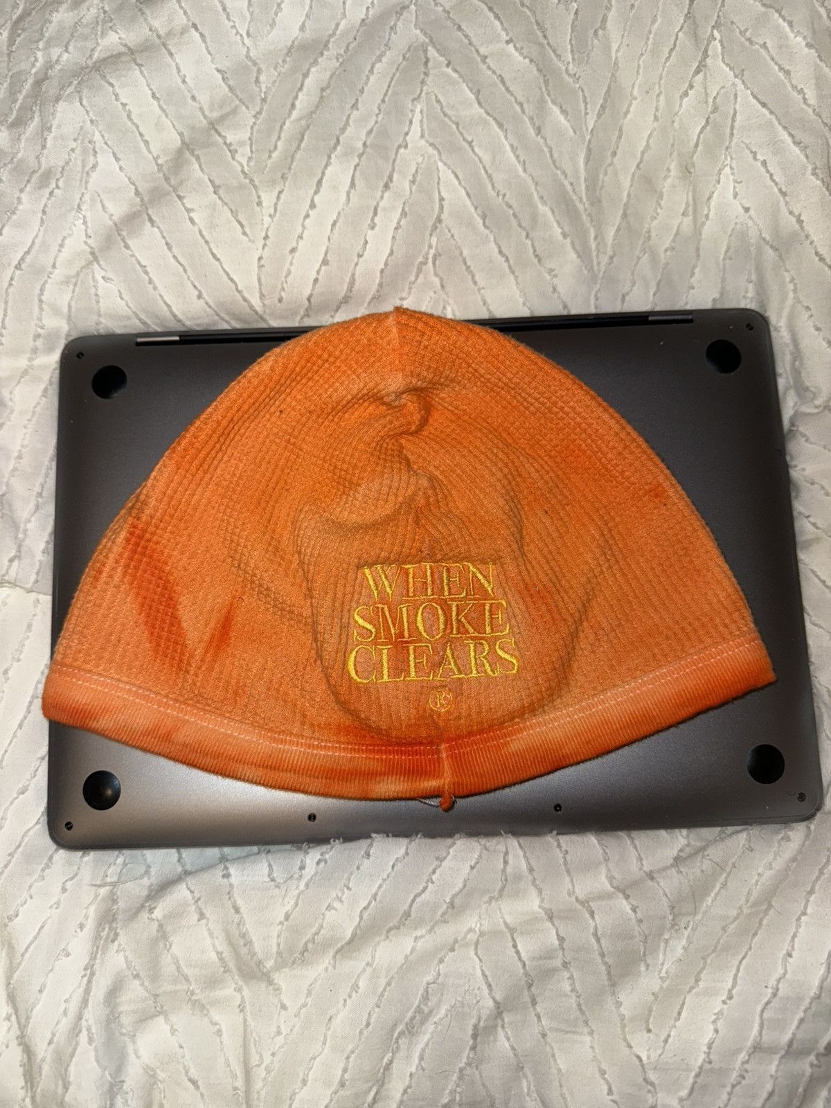 Chrome Hearts Chrome Hearts x Whensmokeclears "Fxck You" Thermal Cap Size ONE SIZE - 3 Thumbnail