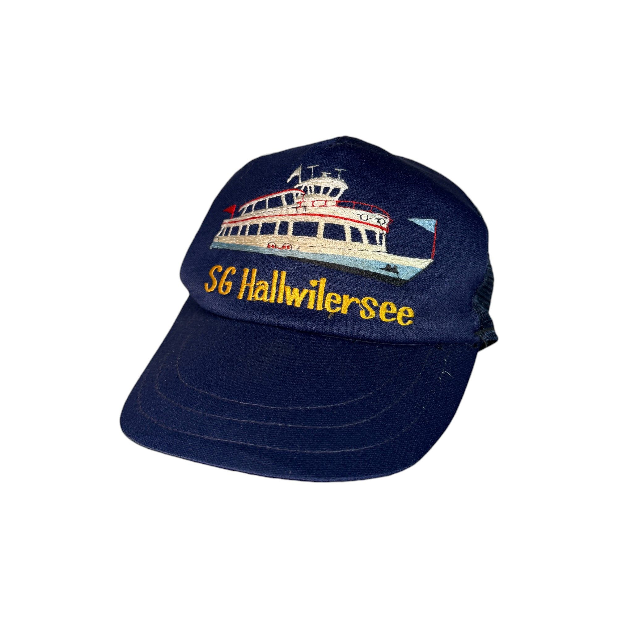 Vintage Vintage SG Hallwilersee Cap Ship Embroidered Logo Size ONE SIZE - 1 Thumbnail