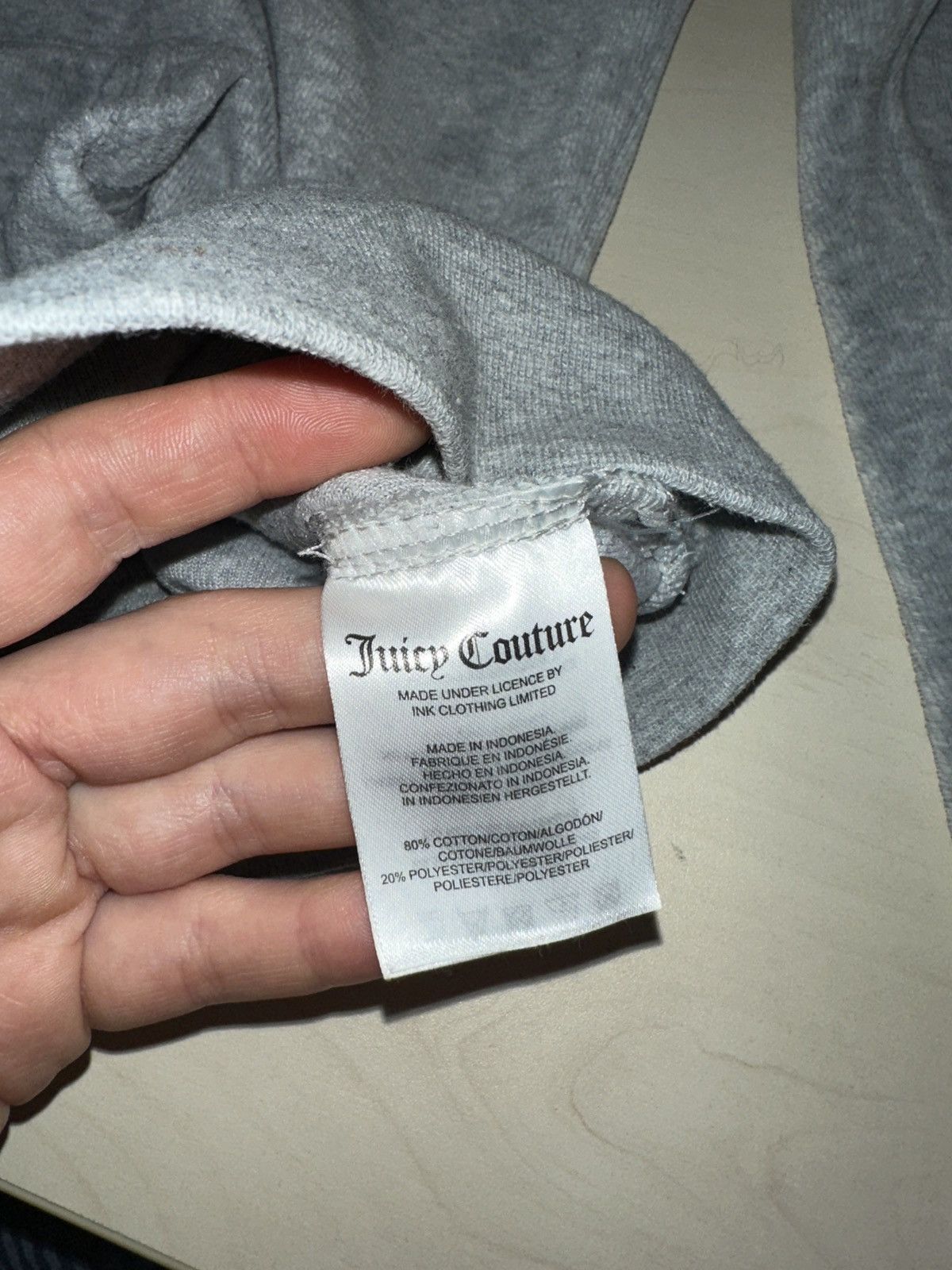 Juicy Couture × Vintage Terry Juicy Couture Zip Hoodie Velour Glamour y2k Size S / US 4 / IT 40 - 8 Thumbnail