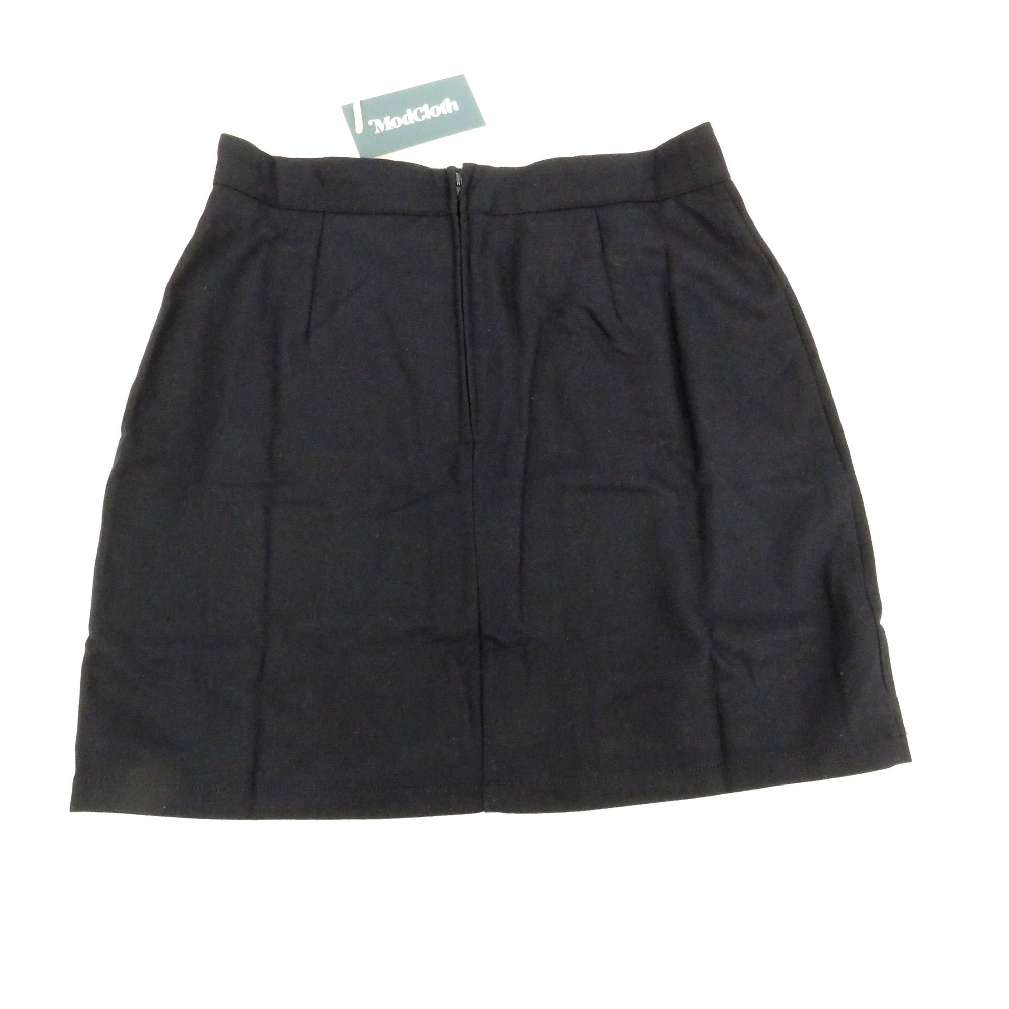 Other ModCloth Women's A-Line Blue Skirt Size 10 Pockets Back Zipp Size 32" / US 10 / IT 46 - 3 Thumbnail