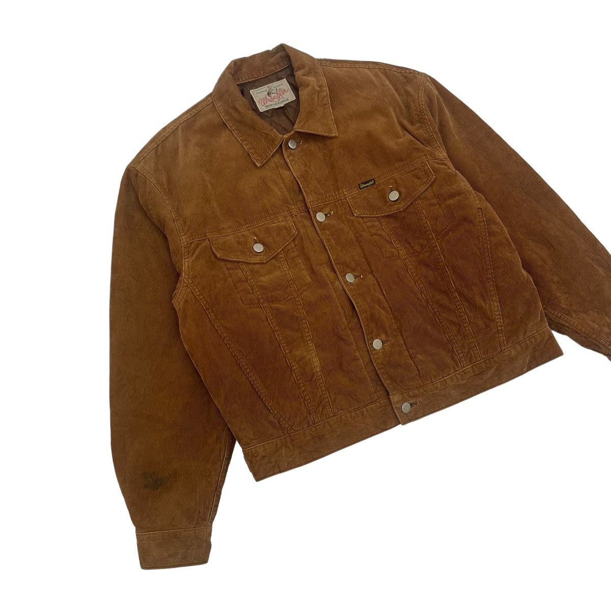 Wrangler Vintage Distressed Wrangler Corduroy Trucker Jacket Size US M / EU 48-50 / 2 - 6 Thumbnail