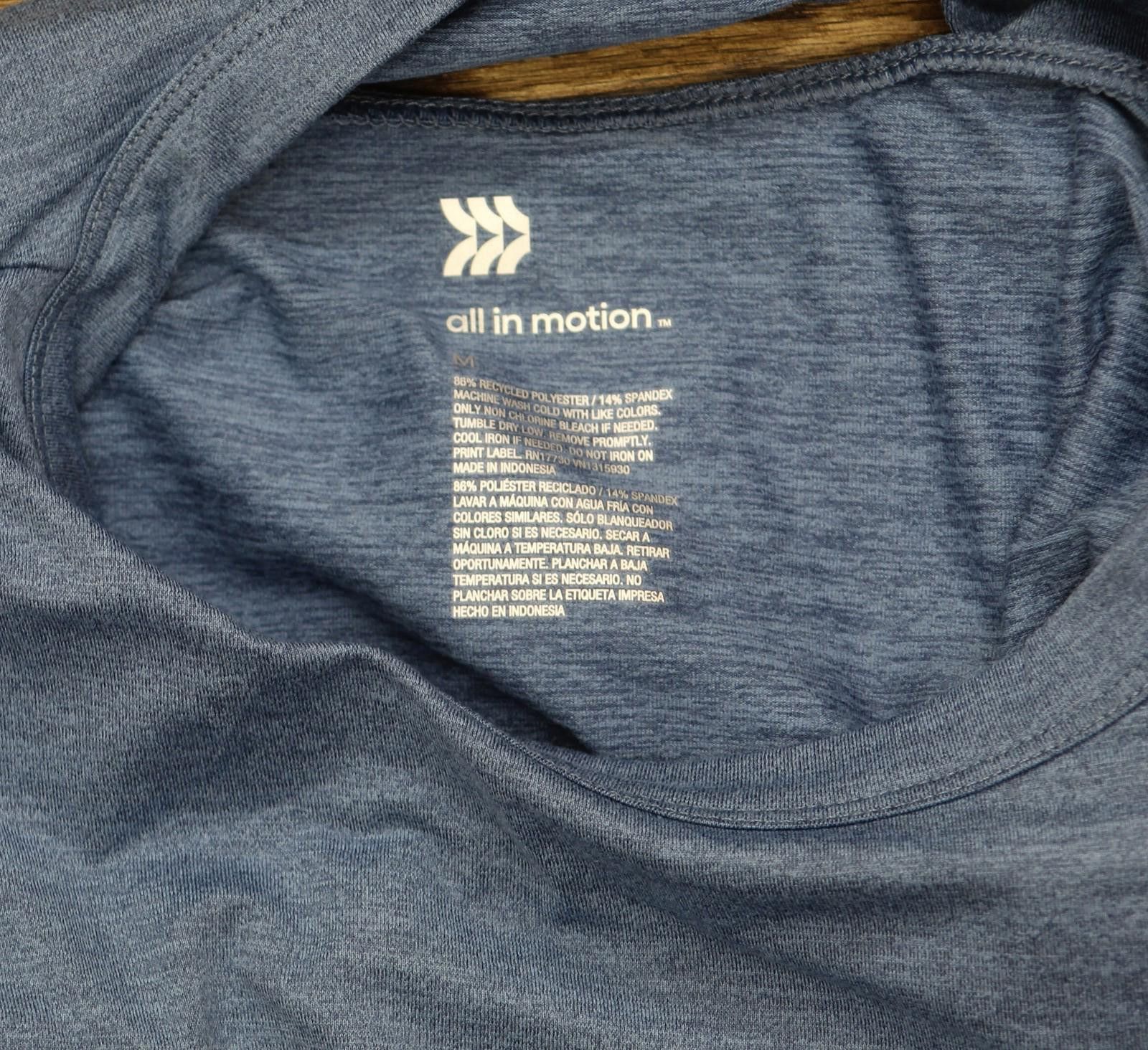 Other Nwt All In Motion Stretch Long Sleeve Top 91737919 Blue M Size M / US 6-8 / IT 42-44 - 4 Thumbnail