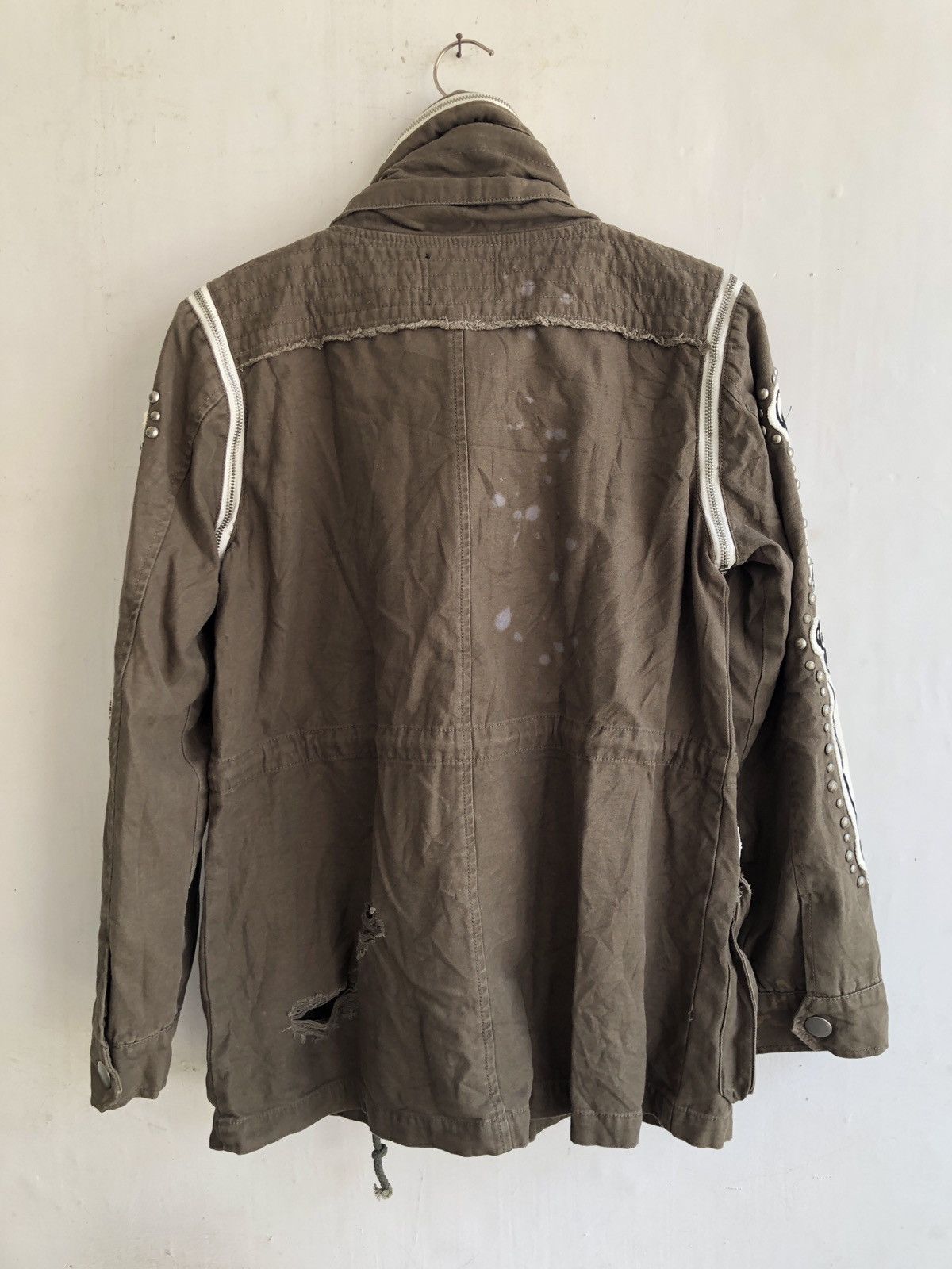 If Six Was Nine × Japanese Brand GLAD NEWS BONES ZIPER PARKAS Size US M / EU 48-50 / 2 - 5 Thumbnail
