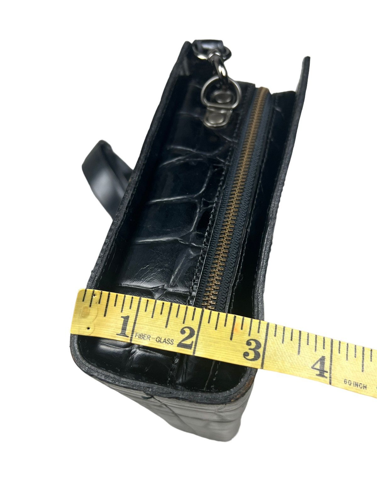 Jean Paul Gaultier Vintage Jean Paul Gaultier Alligator Embossed Sling Bag Size ONE SIZE - 18 Thumbnail