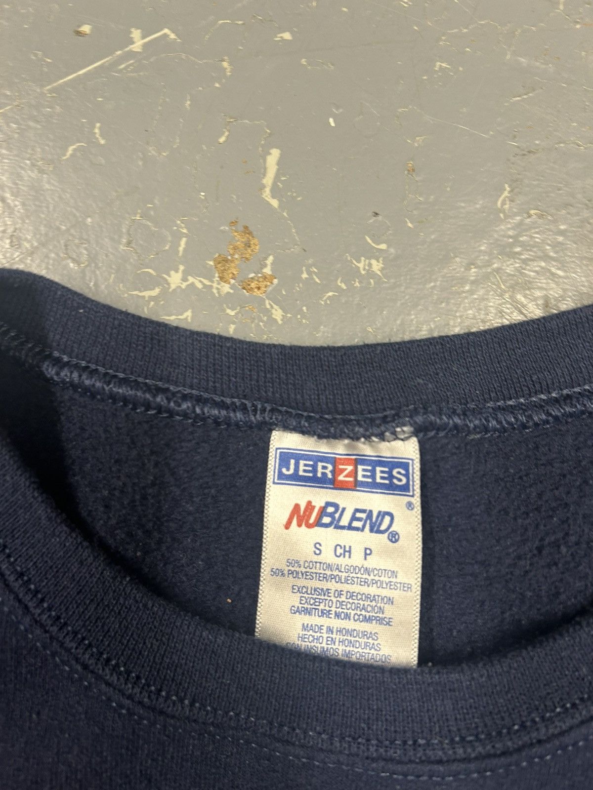 Vintage Crazy Vintage Y2K Navy Sunshine Village Pullover Crewneck Size US S / EU 44-46 / 1 - 3 Thumbnail