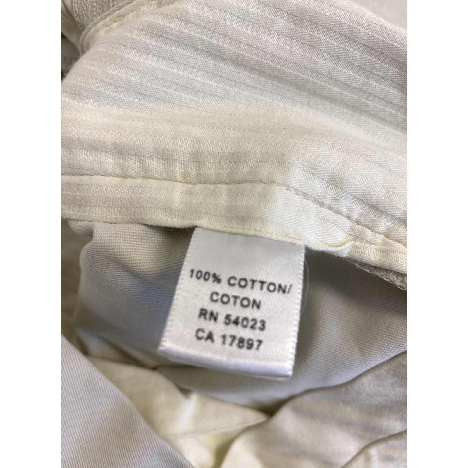 Banana Republic BANANA REPUBLIC Flat Front Khakis Pants Beige Mens Size 33X32 Size US 33 - 8 Thumbnail