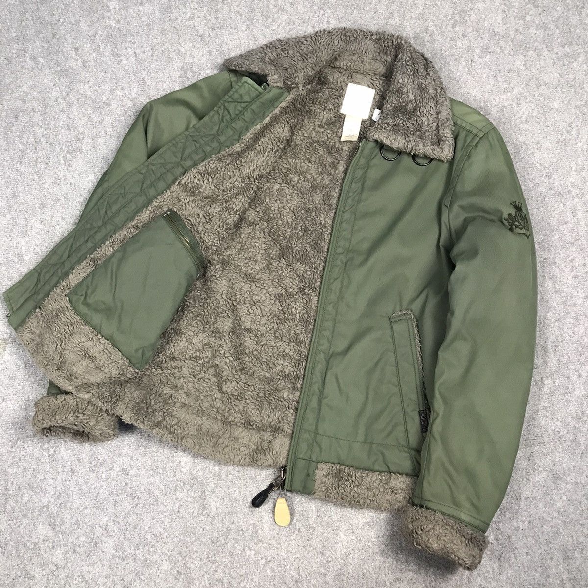 Diesel × Japanese Brand DIESEL MILITARY STYLE BOMBER ZIPPER JACKET Size US S / EU 44-46 / 1 - 13 Thumbnail