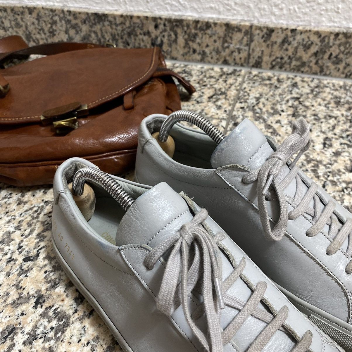 Common Projects Leather Shoes Common Projects Gray Size US 7 / EU 40 - 8 Thumbnail