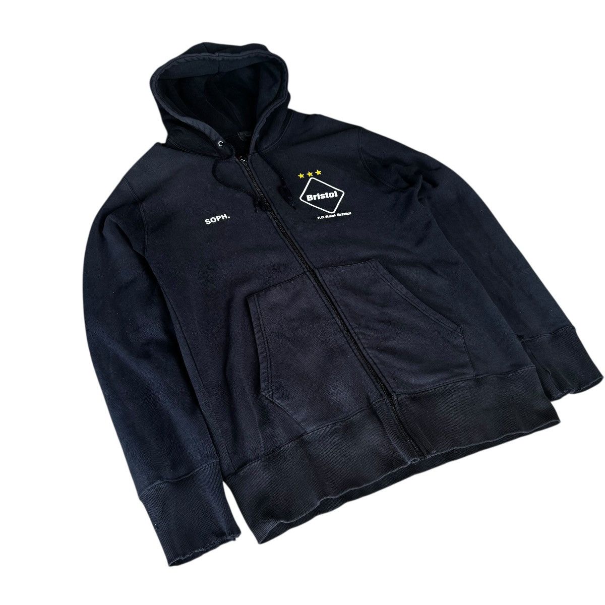 Sophnet. × Vintage 2000 Bristol FCRB Sweat Hoodie Size US L / EU 52-54 / 3 - 2 Thumbnail