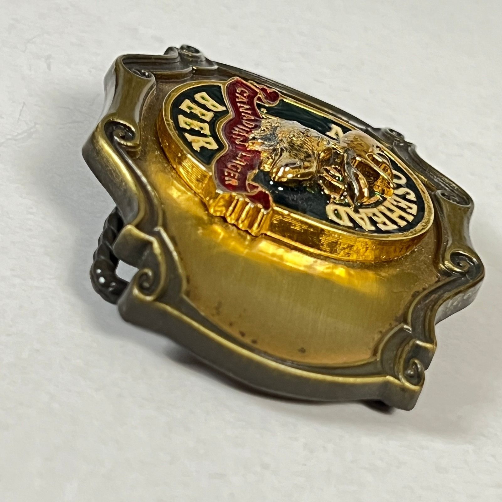 Other Moosehead Canadian Lager Vtg Belt Buckle Rain-tree 1978 Bras Size ONE SIZE - 7 Thumbnail
