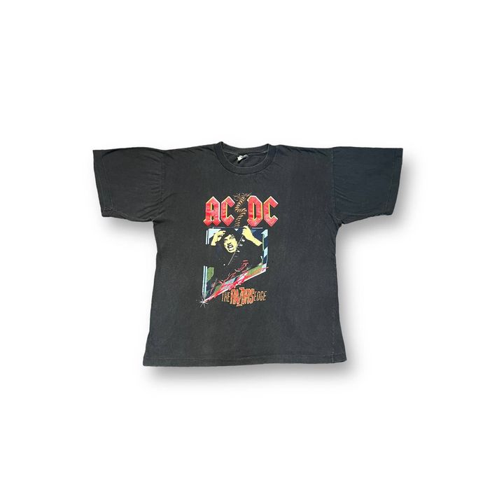 Vintage 1990 AC/DC The Razor’s Edge Tour Band T-shirt | Grailed