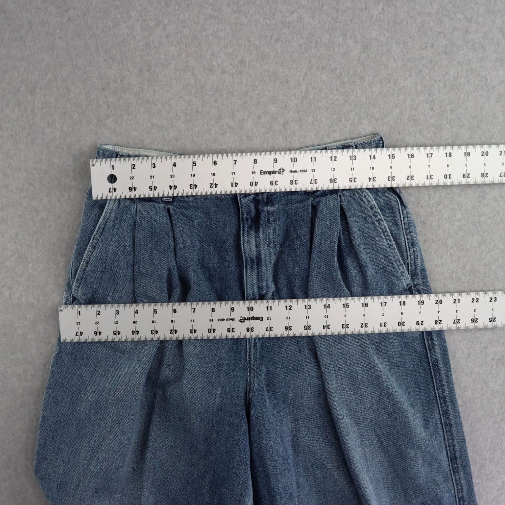 Vintage WE THE FREE Pants Womens Size 30 Denim Track Wide Leg Light Blue 30x25 Size 30" / US 8 / IT 44 - 7 Thumbnail