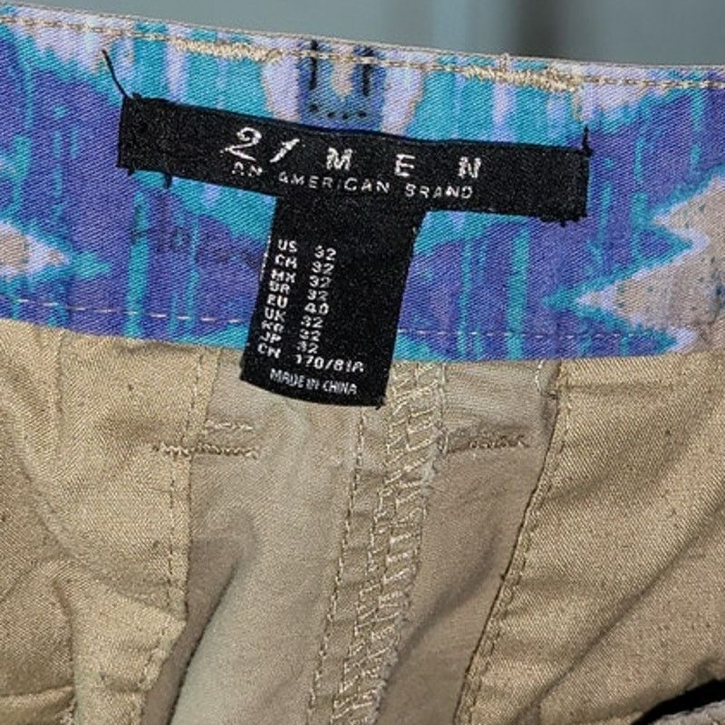 21 Men 21 MEN Regular Khaki Tan Short Size 32 Size US 32 / EU 48 - 4 Thumbnail